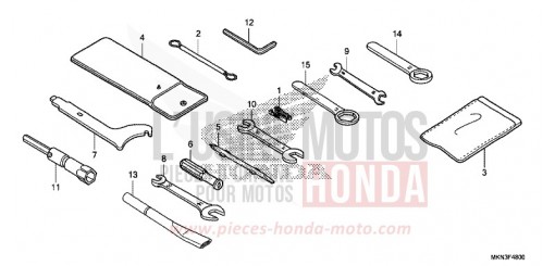 OUTIL CB650RAK de 2019